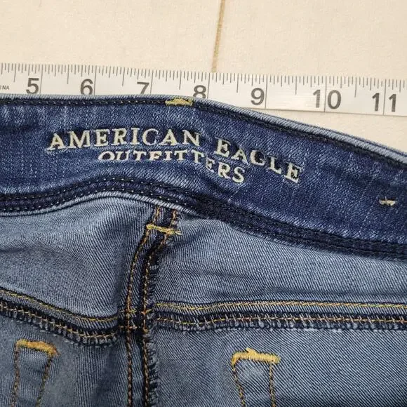American Eagle kick boot bootcut stretch low rise jeans - Picture 5 of 10
